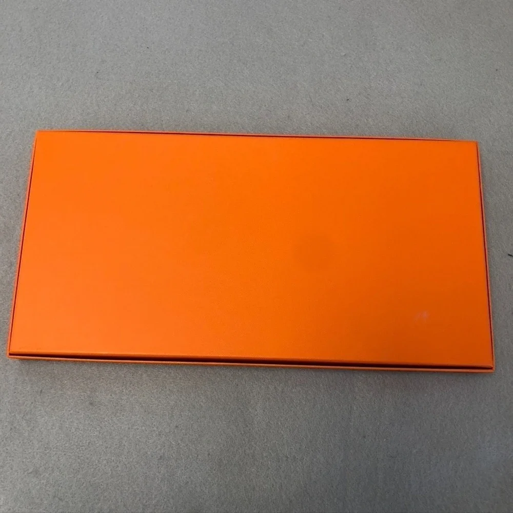 Authentic Hermes Orange Storage Gift Box Empty 14.5x7.5x1.5 Small Rectangle